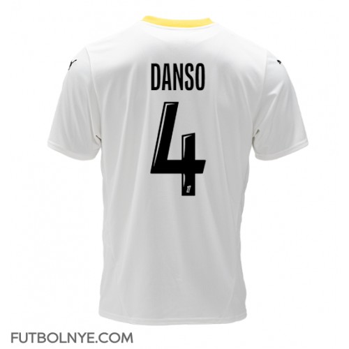 Camiseta RC Lens Kevin Danso #4 Tercera Equipación 2024-25 manga corta